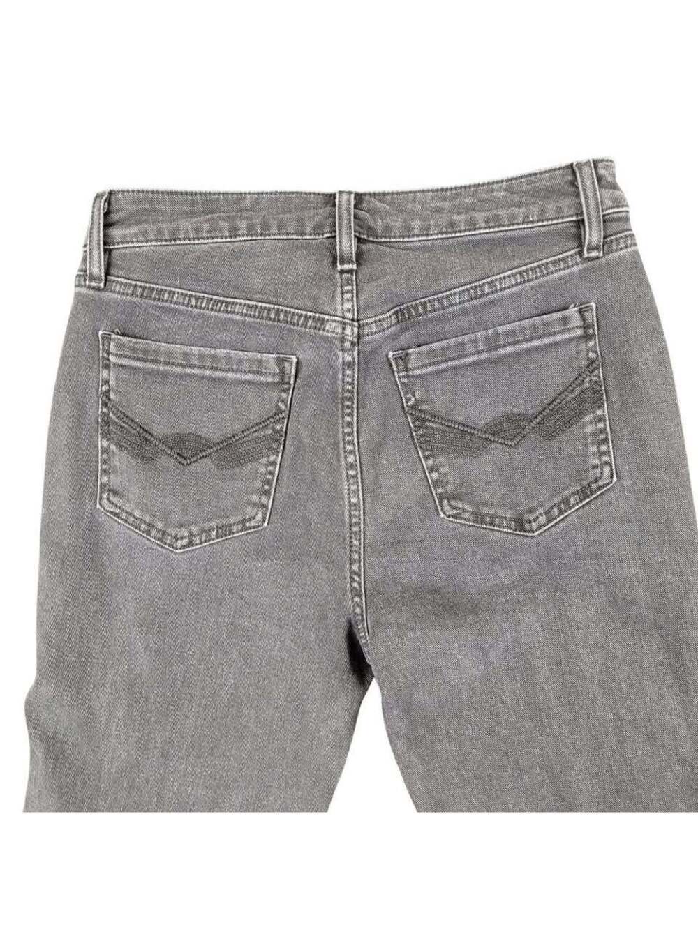 Idyllwind Miranda Lambert Size 6 Gray Wide Flare Bootcut Jeans High Rise Pintuck - Picture 6 of 10